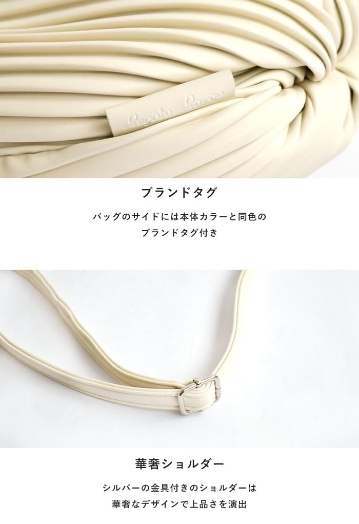 [Legato Largo] Pleated shoulder bag