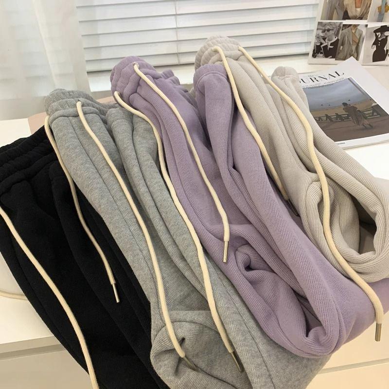 Women's Plus Size Fleece-Lined Casual Harem Sweatpants - Autumn/Winter 2025, Warm & Slimming.