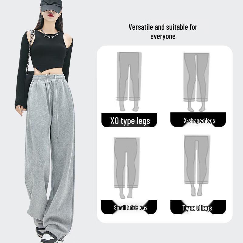 MIIOW Women's American Retro Convertible Sweatpants