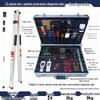 Professional Multifunctional Empty Drum Inspection Tool Set with 2m Straight Edge and Toolbox