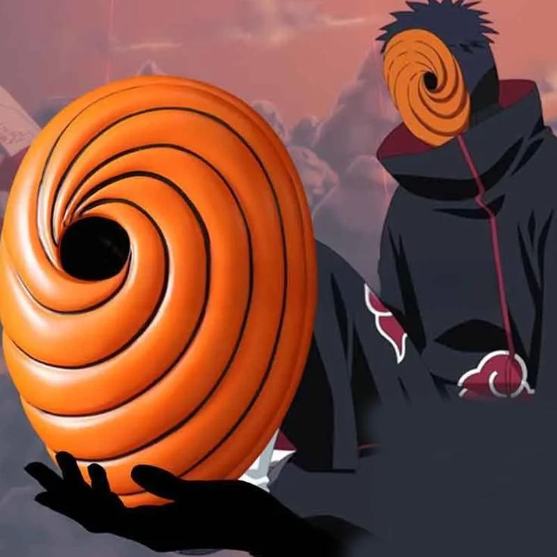 Tobi Akatsuki Uchiha Obito Cartoons Mask Masquerade Cosplay Full Face Party Resin Mask