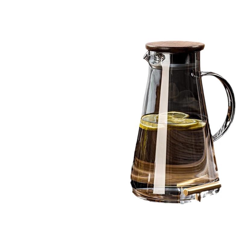 Handun Heat-Resistant Glass Cup Set with Tray and Kettle