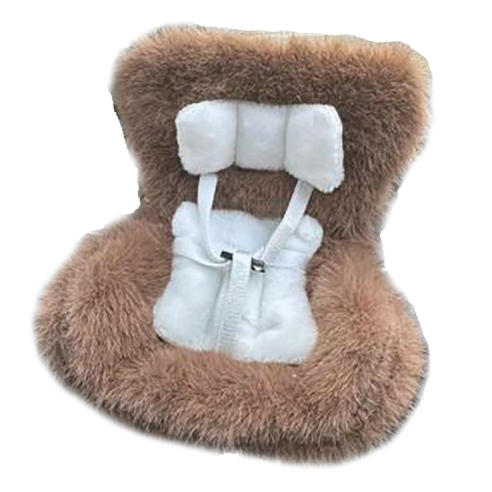 

Пушистое автокресло для 10 см плюшевой плюшевой куклы Кигуруми Отаку, Костюм для куклы, Игрушки, Коричневый, Одежда, Аксессуары, Активности, Талисман, K-Pop [Б/у]