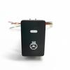 1PC Car LED DRL Front Rear Fog Lamp Radar Music Power Button Switch with Wire For Honda Civic CRV 2017 - 2021 Accessories Switches4
