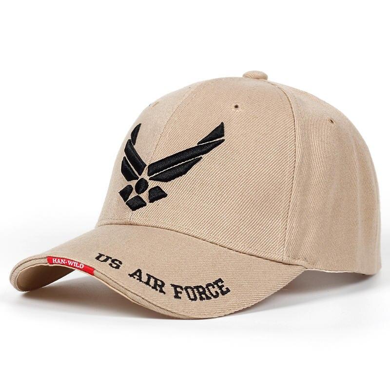 Yiran bag US Air Force V-Mark Borduur Baseballpetten Lente En Herfst Buiten Verstelbaar Casual Petten Zonbescherming Pet