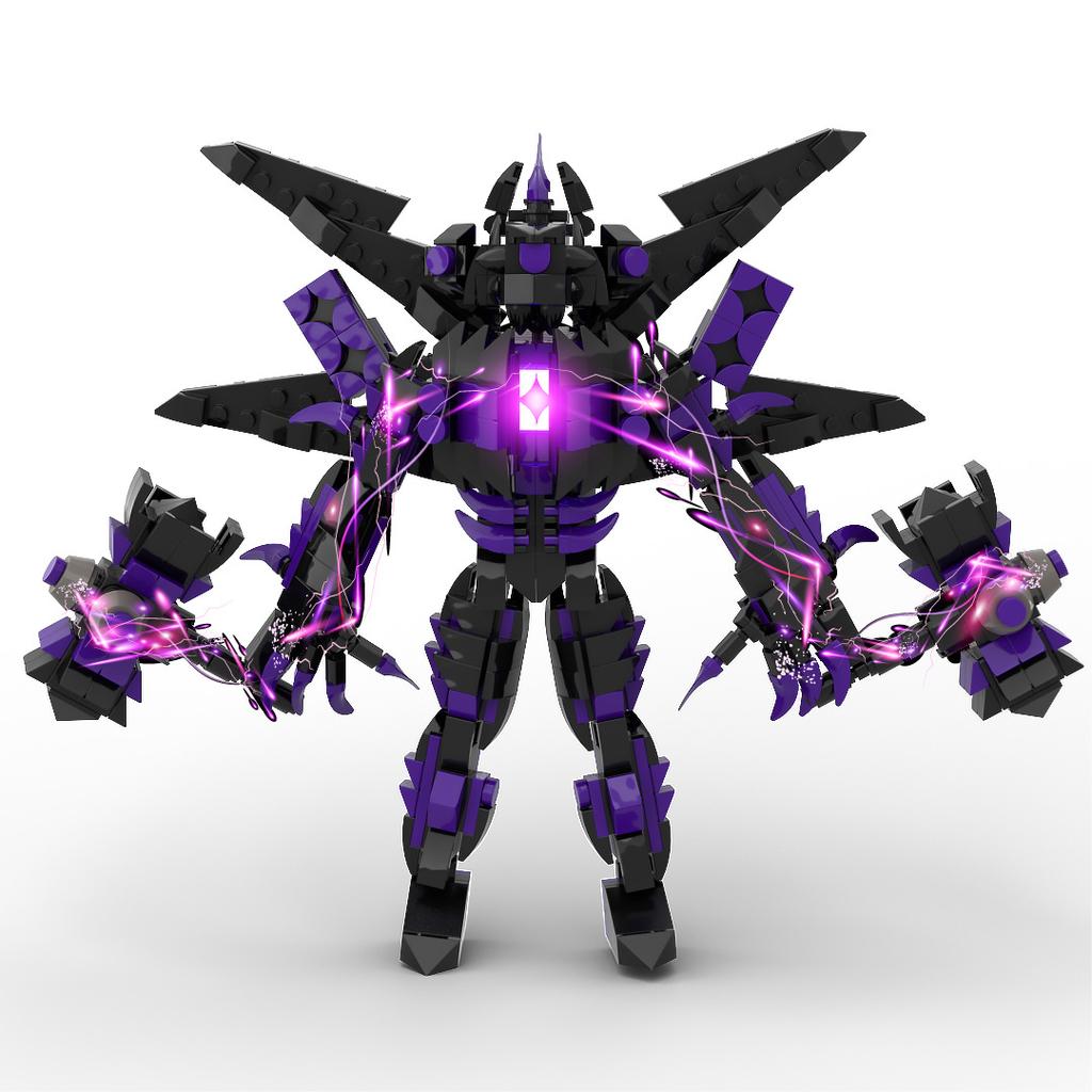 Purple Red Lotus Titan Surveillance King Audio Tv Toilet And Surveillance Man Toy Building Block