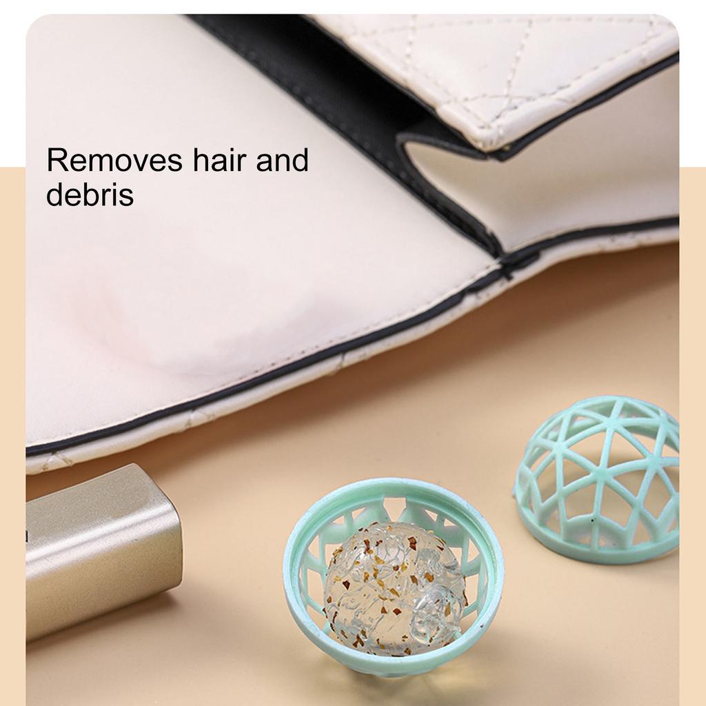 Sticky Lint Hair Remover Ball Reusable Portable Debris Removal Pet Hair Washing Ball Blue