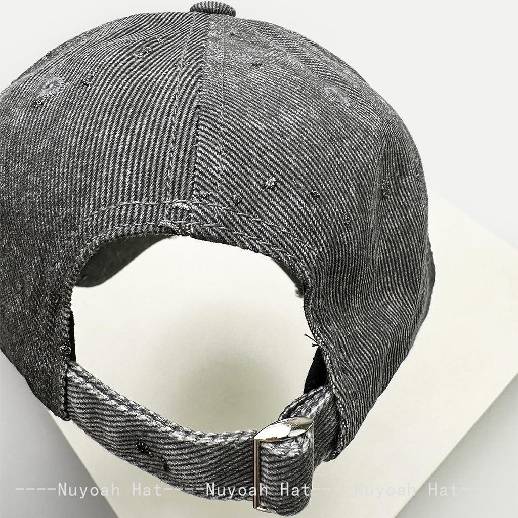 Baseball Distress Plain Color Solid Style Broken Women Men Her Him For Fresh Caps Peaked Hats Sunshade Personal Versatile Gold Stamping Ins