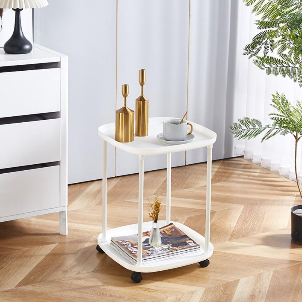 Nuovo Semplice Comodino Tavolino da Caffè Minimalista Moderno Comodini Colore Solido Mensole per Bagno Casa