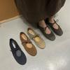Mode Fjärilsfläta Dam Ballerinaskor Casual Dam Mjukt Skodon Rund Tå Dam Ballerinaskor Slip-on Skor