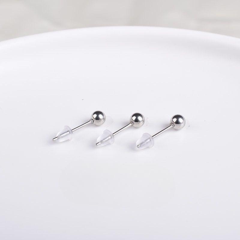 Titanium Steel Stud Earrings, Mini Ear Support Bar, Simple and Compact Ear Hook Earrings, Ear Ring Jewelry