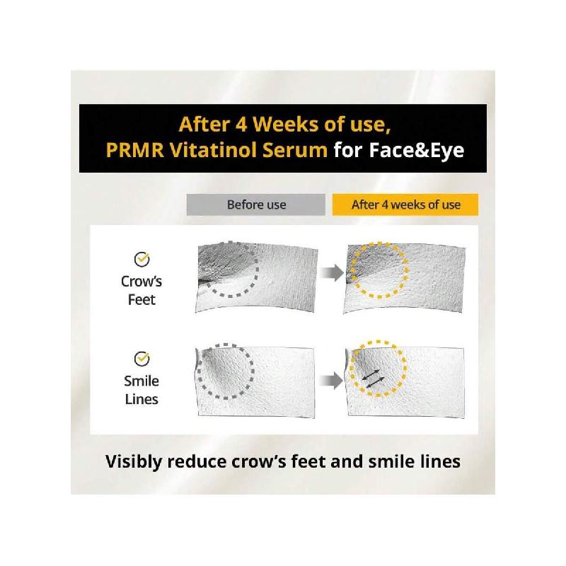 Primera Retinol Vitamin C Serum For Face 20ml, Skin Care For Anti-Aging, Wrinkle Care Cream, Moisturizing