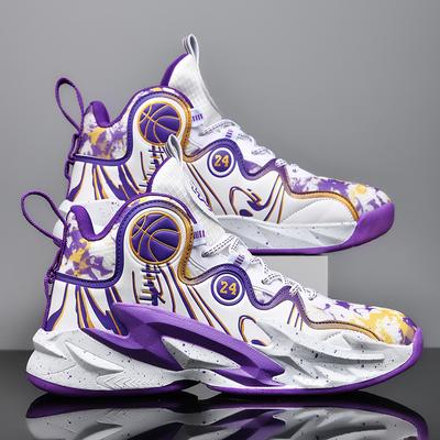 2024 New Men's Basketball Shoes Cushion Anti Slip Sports Shoes Fitness Training Shoes Male Basketball Boots Basket Sneakers