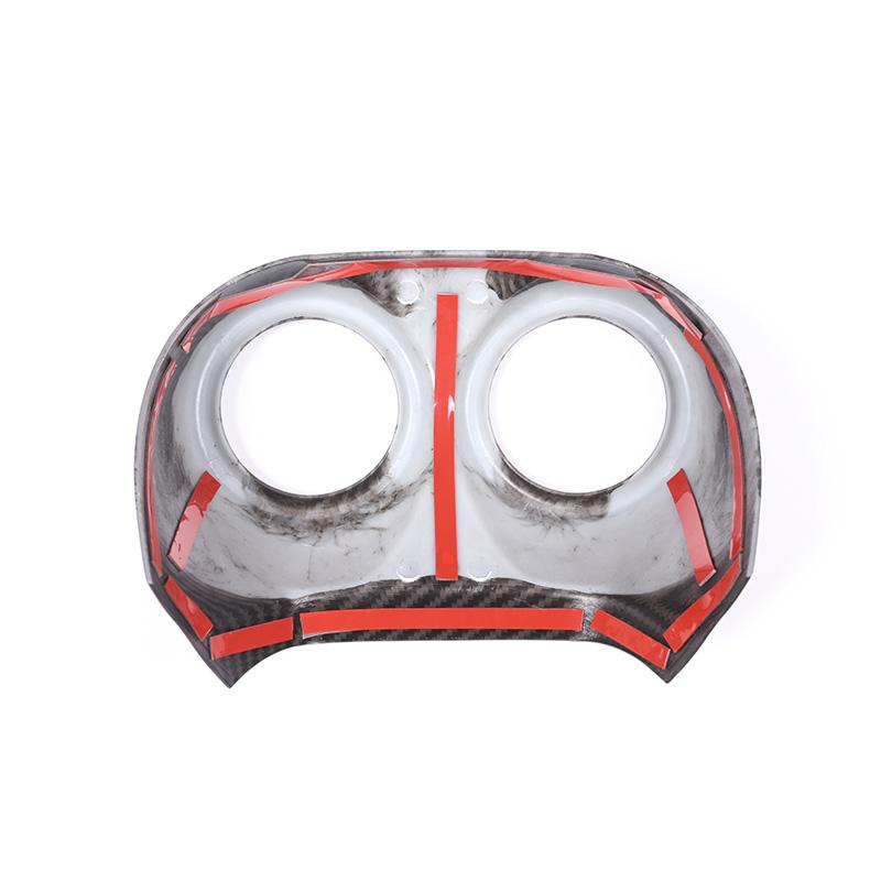 Estilo Fibra Prata/Carbo Para Alfa Romeo Stelvio(949)2017-19 ABS plástico traseiro ar condicionado saída de ventilação guarnição da tampa