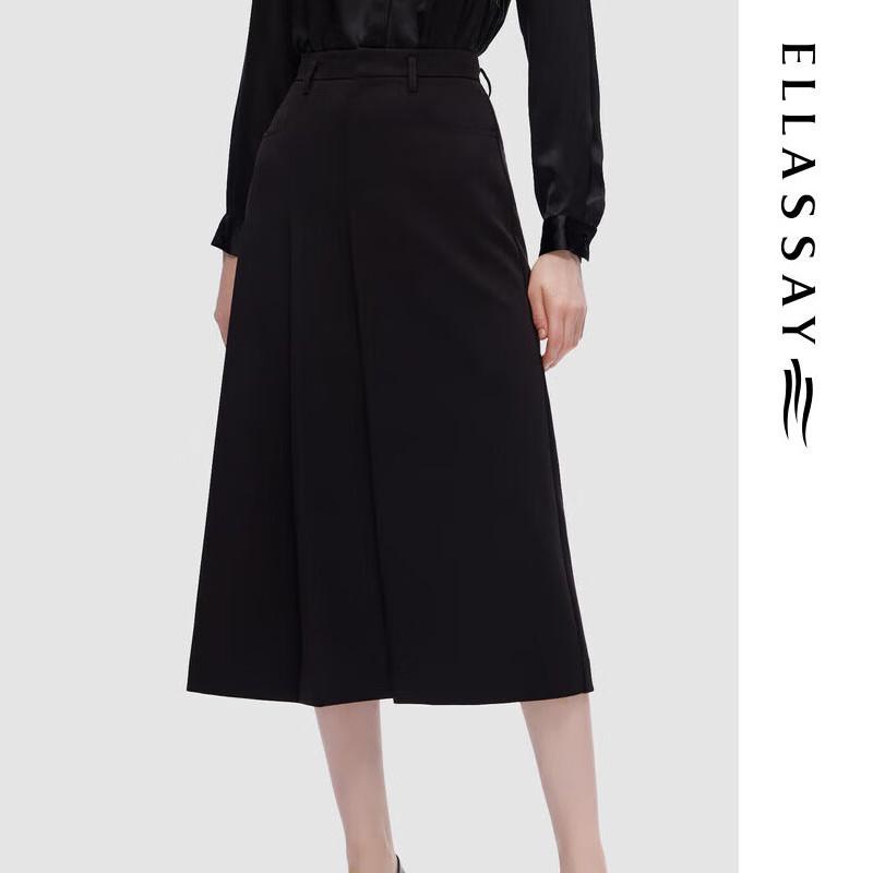 ELLASSAY Women s High-Waisted A-Line Skirt M