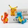 Hot Pokemon Anime Figures Pikachu Toys Model Charmander Psyduck Squirtle Jigglypuff Bulbasaur Kawaii Collect Dolls Kids Gift