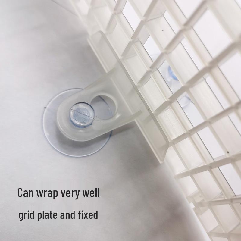 Aquarium Isolation and Bottom Filter Grid Plates (Black, White, Transparent)