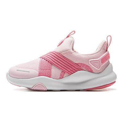 Li Ning Kids Fashion Versatile Shock Absorption Rebound Low-Top Casual Shoes Kids Casual Shoes Pink YKNU120-2