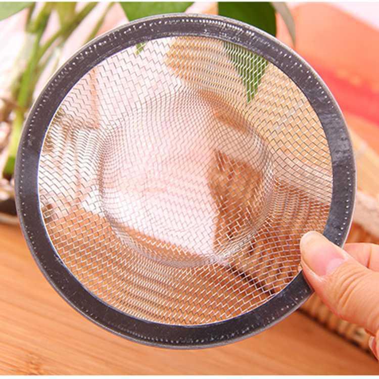Stainless Steel Kitchen & Bathroom Sink Strainer - Anti-Clog Hair Catcher & Drain Filter