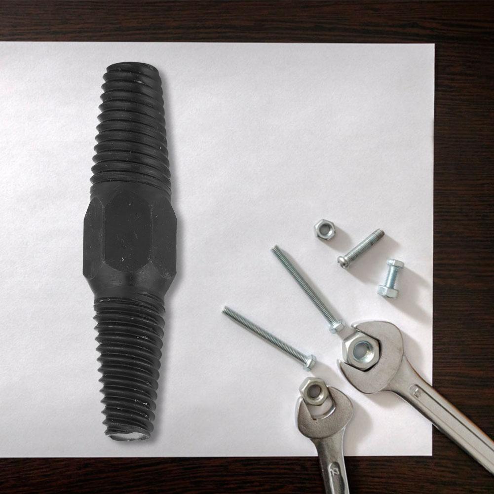 Double Head Pipe Broken Screw Bolt Extractor Damaged Screw Remover 1 2  + 3 4  Dual Use