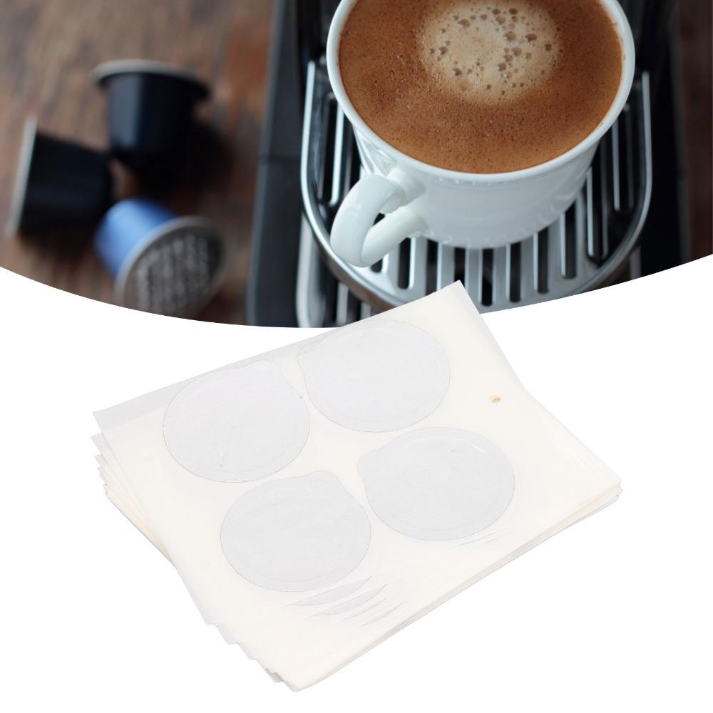 Universal Coffee Pod Lids Seals Reusable Disposable Coffee Capsules Coffee Shop Use