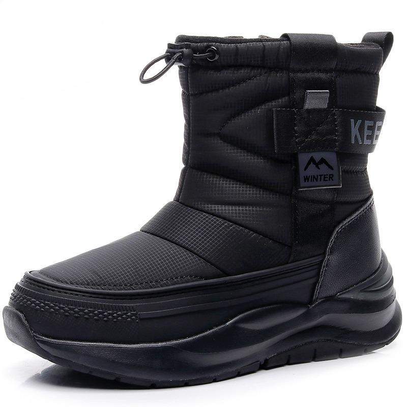 

Women s Lightweight Comfortable Thick Sole Waterproof Cold Warm Padded Wool Snow Boots Non-slip Wear Casual Outdoor Sports Cotton Boots 41 чорний