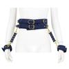 BDSM PU Leather Waist To Wrist Restraint Harness Set Adjustable Bondage Belt with Cuffs Slave Role Play Adult Sex Toy for Women