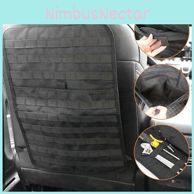 Seat Attachment Car Nylon Material Tactical Vehicle Storage Interior Decoration
