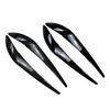 For BMW X3 F25 X4 F26 2014 2015 2016 2017 2018 Gloss Black/Carbon Look Car Headlight Eyelids Eyebrows Body Kit Sticker Tuning