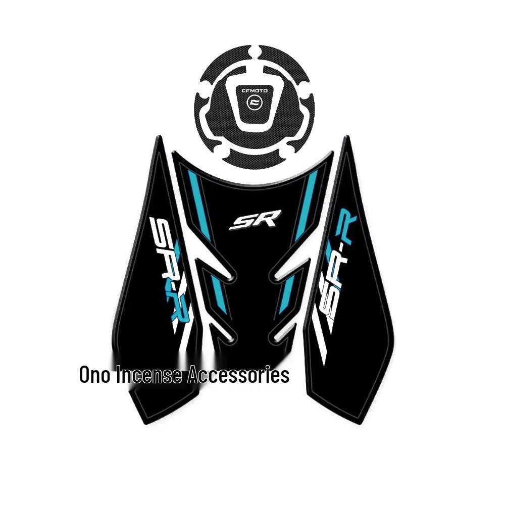 CFMOTO 675R-R 2024 Moto Autocollant en Caoutchouc Antidérapant pour Réservoir de Carburant