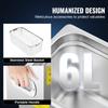 Ultrasonic Cleaner Machine, 6L Stainless Steel Ultrasonic Cleaning Machine, with Digital Heater Timer, Jewelry Cleaning for Commercial Personal Home