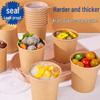 BST Disposable Kraft Paper Food Containers