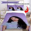 Customize Photos Customize Your Photo Bedding Set Breathable Duvet Cover with Pillowcases Home Decoration Birthday Gift