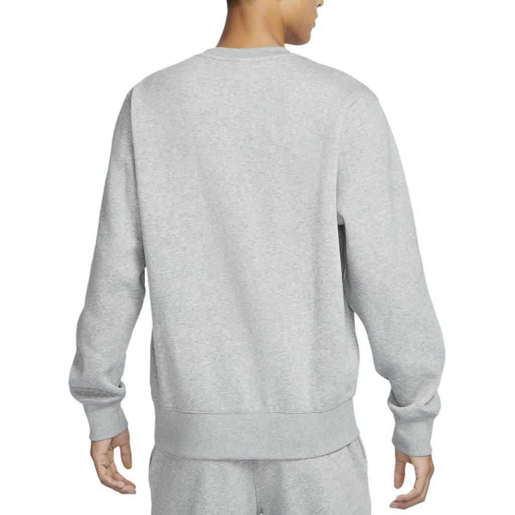 New Nike SportswearClub SS25 Sweatshirt Men's Light Gray HJ2174-063