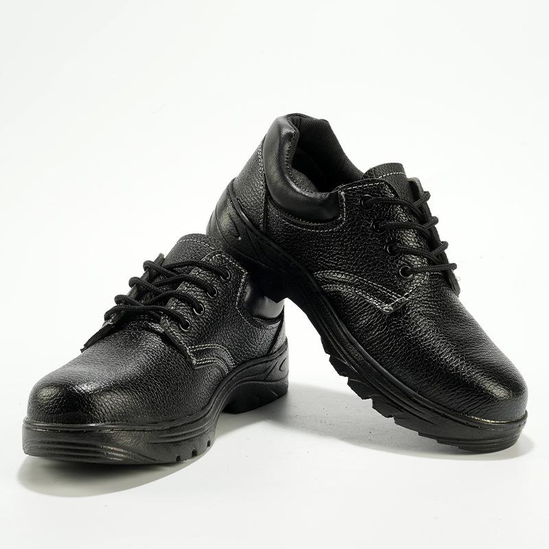 Men's Breathable Steel Toe Safety Shoes - Anti-smash, Anti-puncture, Low-cut Protective Work Footwear
