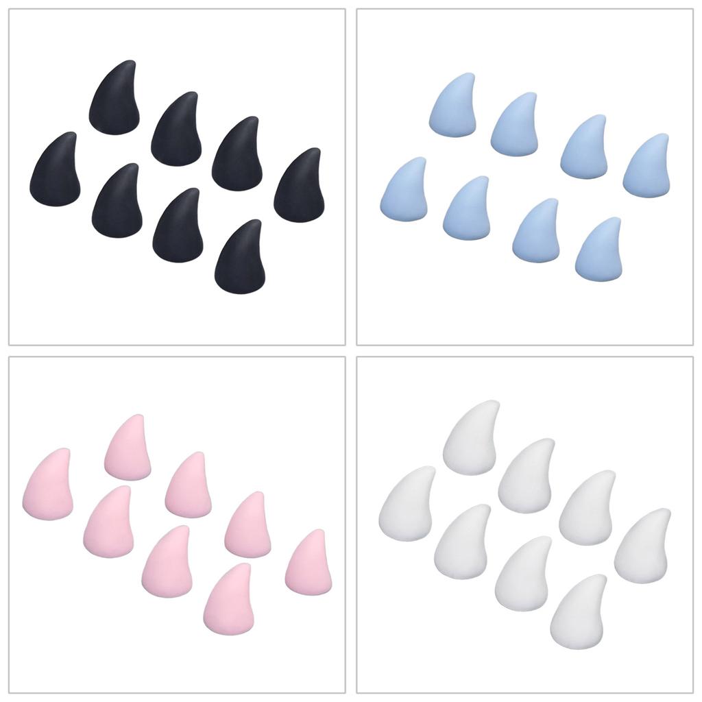Set of 8 Artificial Animal Nail DIY Resin Beast Nails for Anime Fans Party Performances Jewelry Fursuit Accessories
