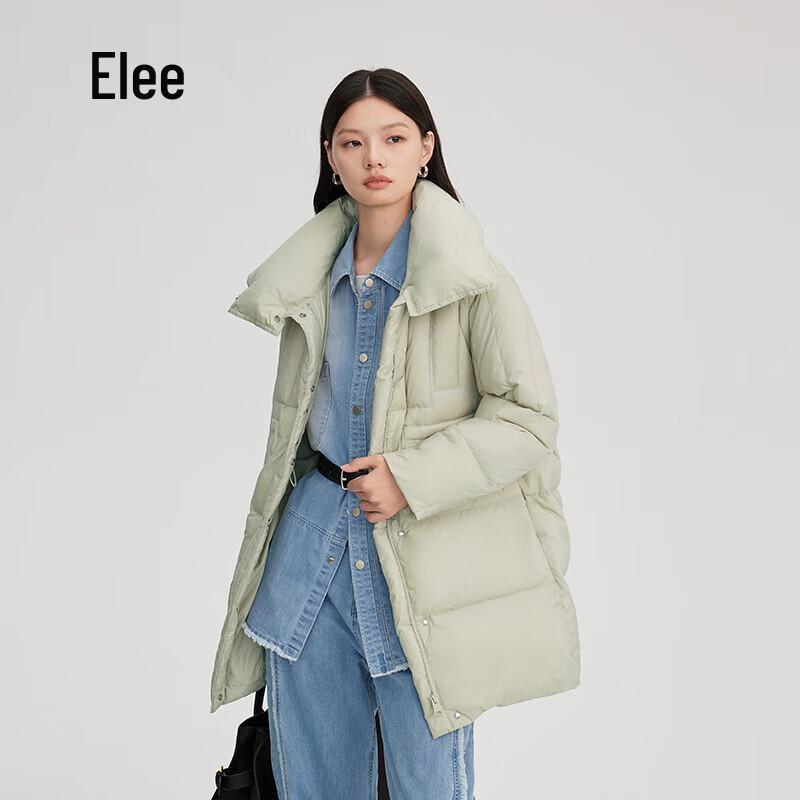 Women's Mid-Length Slimming Puffer Down Jacket