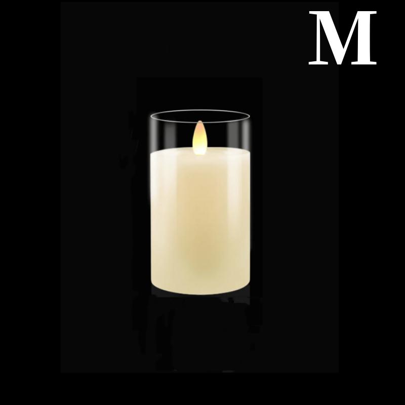 Led Flameless Electric Candle Lamp Plastic Battery Flickering Fake Tealight Candles For Wedding Valentine's Day Christmas Decor
