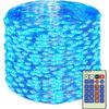 Decute 500LED 164FT Christmas Tree String Lights Green Wire Dimmable with Remote Control, UL Listed Plug in Fairy Starry Lights Decorative for