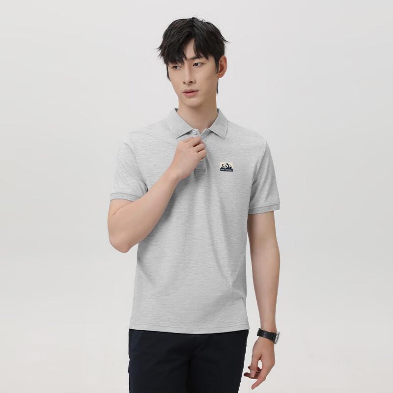 Mark Fairwhale Men's Chinese Style Antibacterial Cooling Panda Polo Shirt