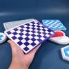 Chess Board Resin Mold Checker Game Board Silicone Mold 3D Chess Pieces Resin Casting Molds for DIY Jewelry Crafts