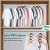 Triangles Clothes Hanger Connector Hooks Closet Clothes Hooks Rack Space Saving Cascading Plastic Wardrobe Coat Organizer Holder