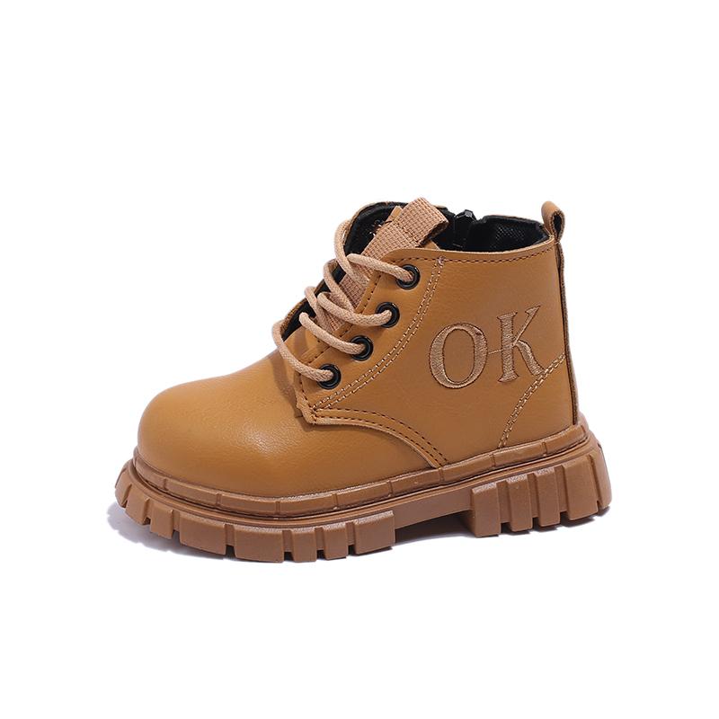 2024 Boots for Kids Girls Embroidery Britain Style Classic Cool Toddler Boots for Boys Children Fashion Casual Ankle Boot Spring