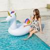 Rainbow Horse Inflatable Toy Giant Swimming Seat with Handle Summer Pool Water Party Swimming Bed Inflatable Lounge Chair