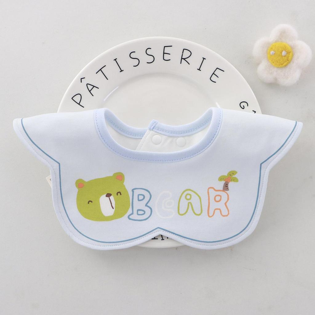 Yi Wan Bao A-Grade Cotton Antibacterial Waterproof Baby Bibs