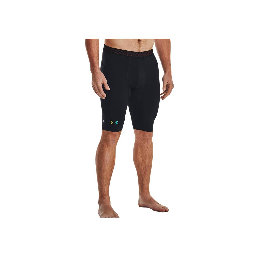Under Armour Rush Solid Color Training Shorts Men Bottoms Black 1370316-001