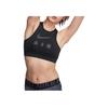 Swoosh Logo Printed Medium Support Sports Bra Women Sports Bra Lightning-Gray CJ0315-010