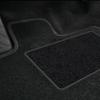 Front Velour Car Mats Fits: Renault Captur I 2013-2019 Black Piping