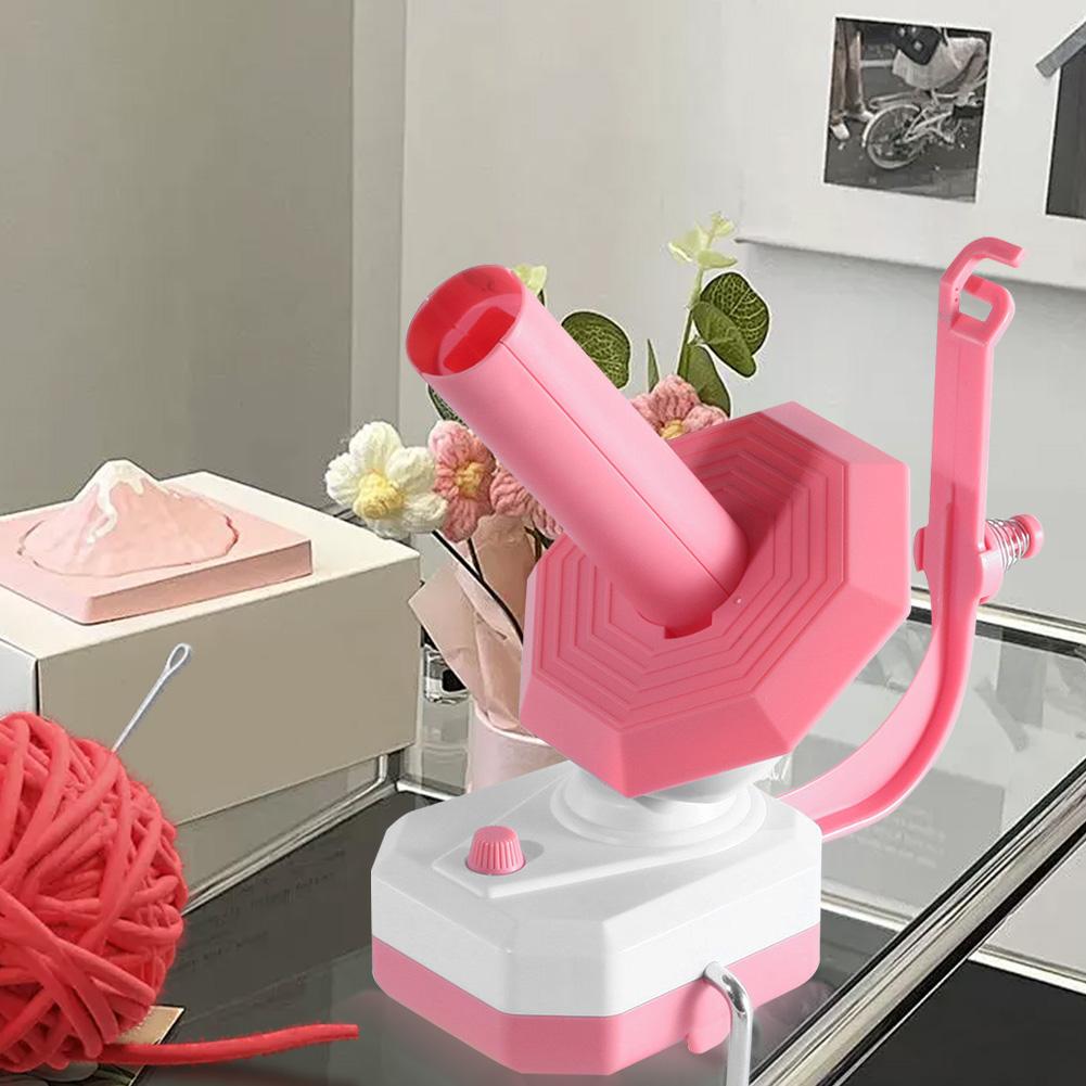 Yarn Winder Electric Yarn Ball Winder USB Plug In Automatic Yarn Spinner Cake Dispenser Electric Spooler for Knitting Enthusiast