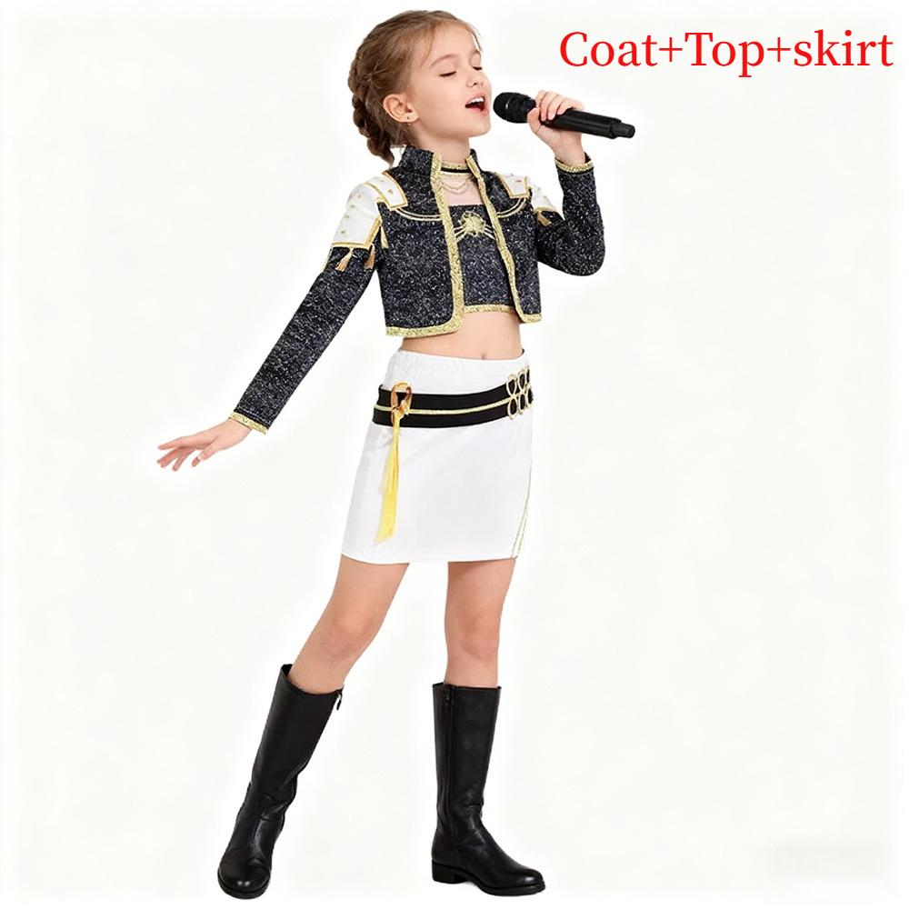 KPop Film Dämonenjäger Gleicher Stil Mädchenkleidung Kinder Halloween Cosplay Party Zoey Rumi Mira Kostüm Neu